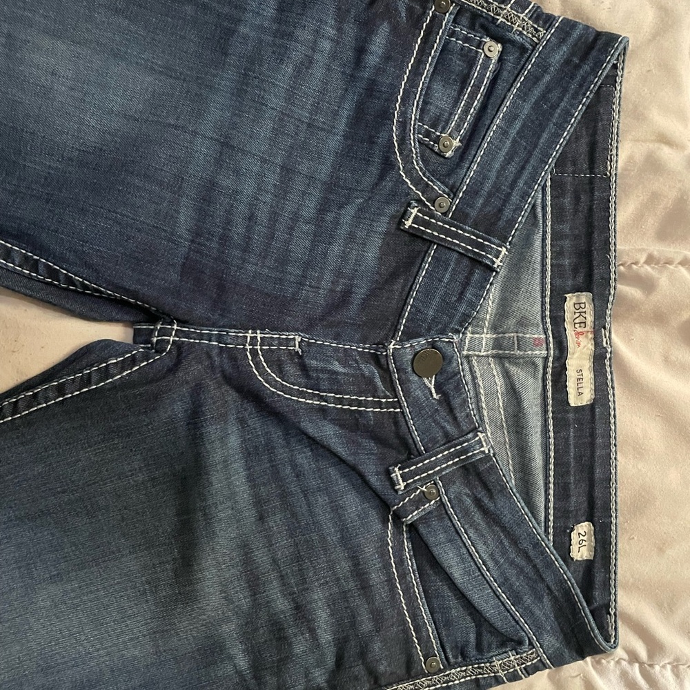 BKE Stella Deep Indigo Jeans